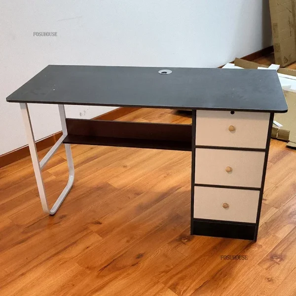 Desktop Computer Desks Home Office Desks Student Study Writing Tables with Drawer Simple Modern Workbench Office Furniture ww - Image 5