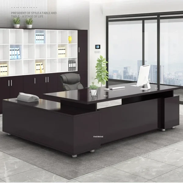 Nordic Office Desks Modern Manager Single Table Simple Office Furniture Luxury Fashion Boss Desk Home Bedroom Study Table P